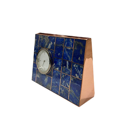 Reloj Cobre Lapislazuli + Grabado Personalizado