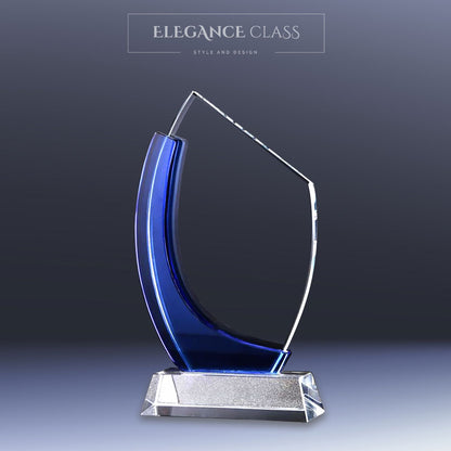 Trofeo de Cristal Modelo Prime + Grabado Personalizado – Elegance