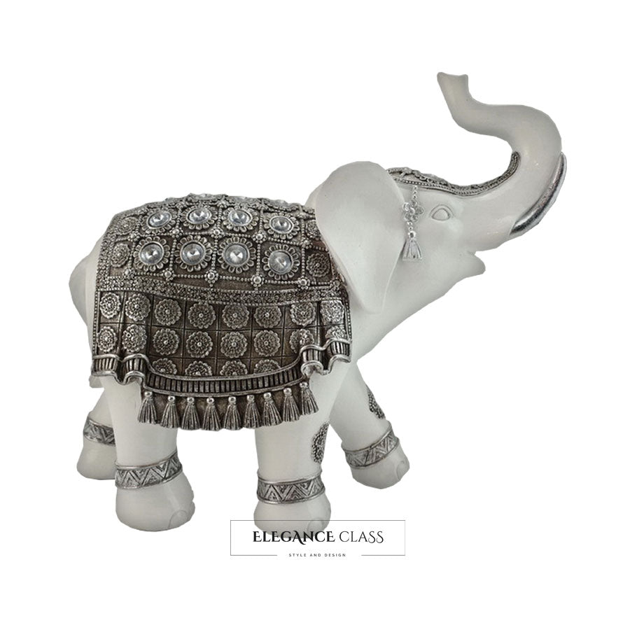 Figura Decorativa Elefante Blanco