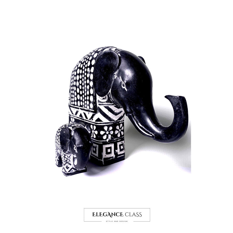 Figura Set decoración Elefantes Poliresina